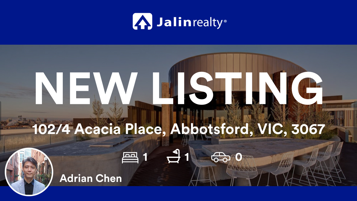 JalinRealty's tweet photo. 🛌 1 🛀 1
📍 102/4 Acacia Place, Abbotsford, VIC, 3067

My latest listing on RateMyAgent.

https://t.co/BxKzK0RVfn

...
#ratemyagent #realestate #Jalin_Realty_Australia https://t.co/dRCMquO2Mp