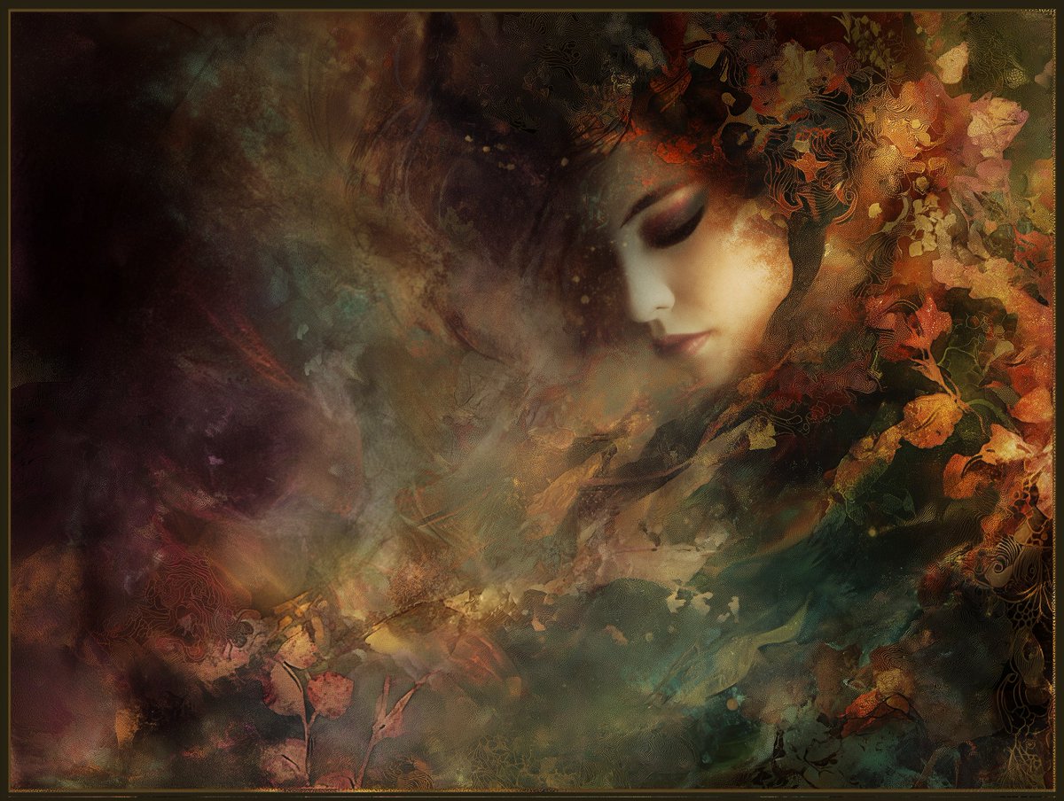 "In the whispers of autumn leaves, find the courage to bloom amidst the shadows."