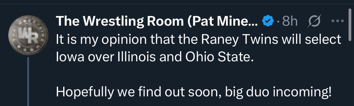 John McLaughlin (@mclaughlinljohn) on Twitter photo Here comes this 🤡 with another of “his opinion” tweets 🙄🥱🤮 <a href="/MrPatMineo/">The Wrestling Room (Pat Mineo)</a> Here comes this 🤡 with another of “his opinion” tweets 🙄🥱🤮 <a href="/MrPatMineo/">The Wrestling Room (Pat Mineo)</a>