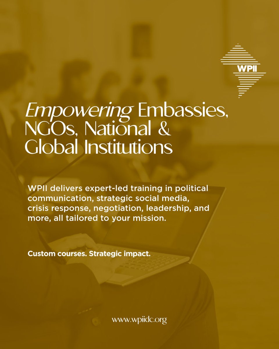 Washington Political International Institute tweet media