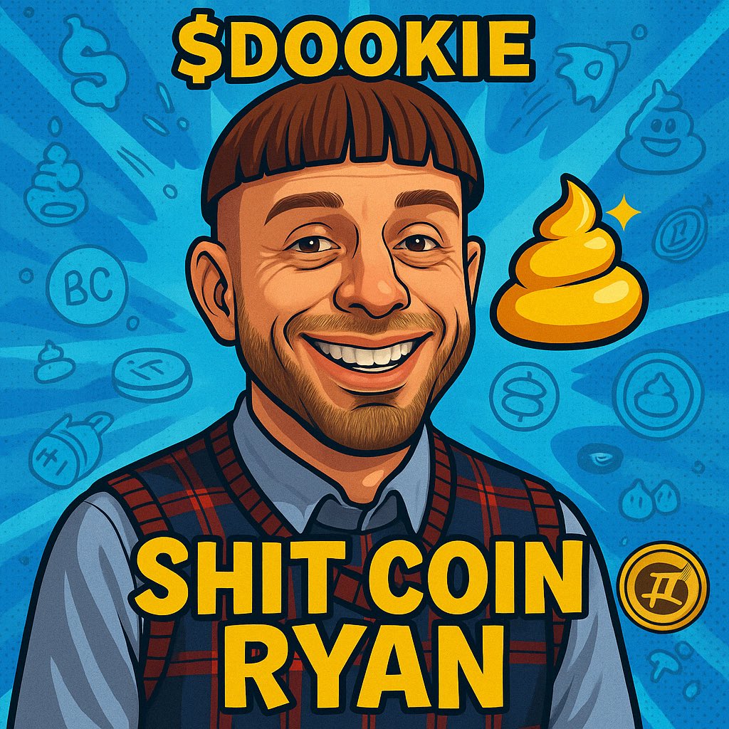 dookiemaker420's tweet photo. We all got a little Shit Coin Brian in us.
Bad trades. Dumb buys. Rug pulls. Still holding on for that 1000x.

Wanna see yourself as Brian?
Join the Telegram for the official prompt and become the meme.

$DOOKIE lives.
#ShitCoinBrian #DOOKIE 

https://t.co/wyv0GecvdV https://t.co/0VKv3eiGMP