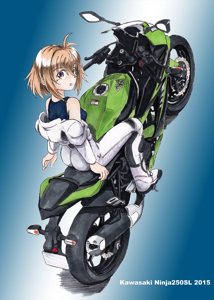 nishimiyamakoto's tweet image. おはようございます🌥️

 #SRX40周年
 #Ninja250SL
どちらも大好きなシングルスポーツ。
欲しかった…