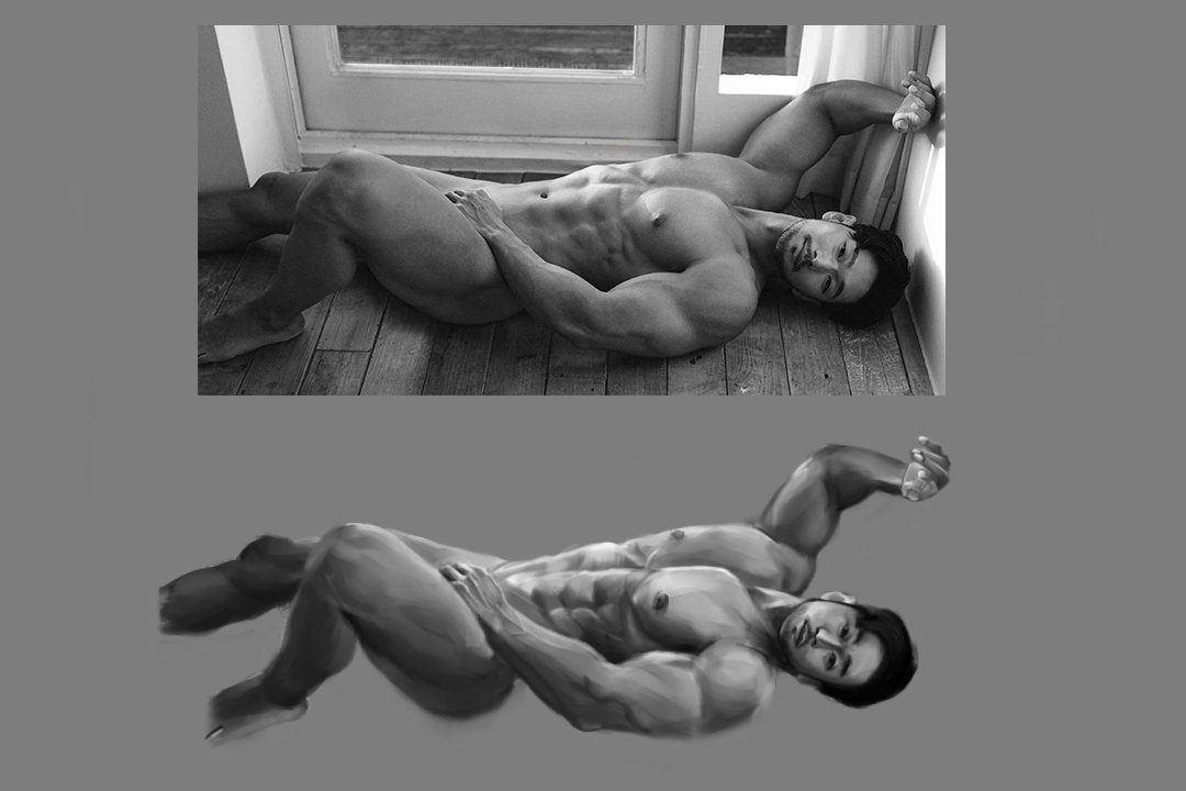 KingSuro's tweet image. Practices of today and yesterday: Realism (The most complicated, due to the pose and the complete anatomy) and a classic style (Fei, from Xenogears)