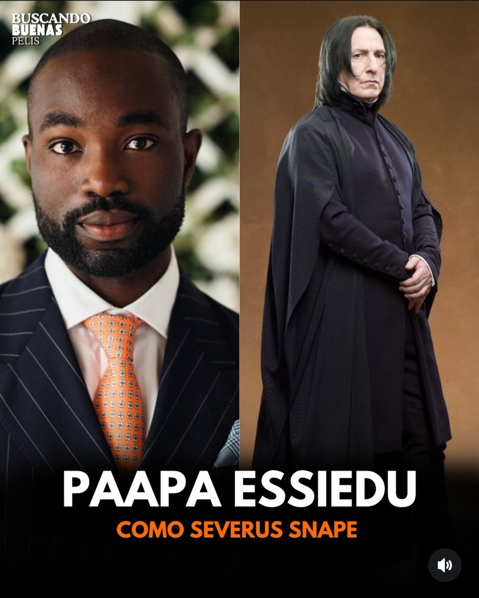 Nicoo324's tweet photo. Snape negro? Disney eres tú?

#HarryPotter #HBO #InclusionForzada https://t.co/JVjSP4VEXs