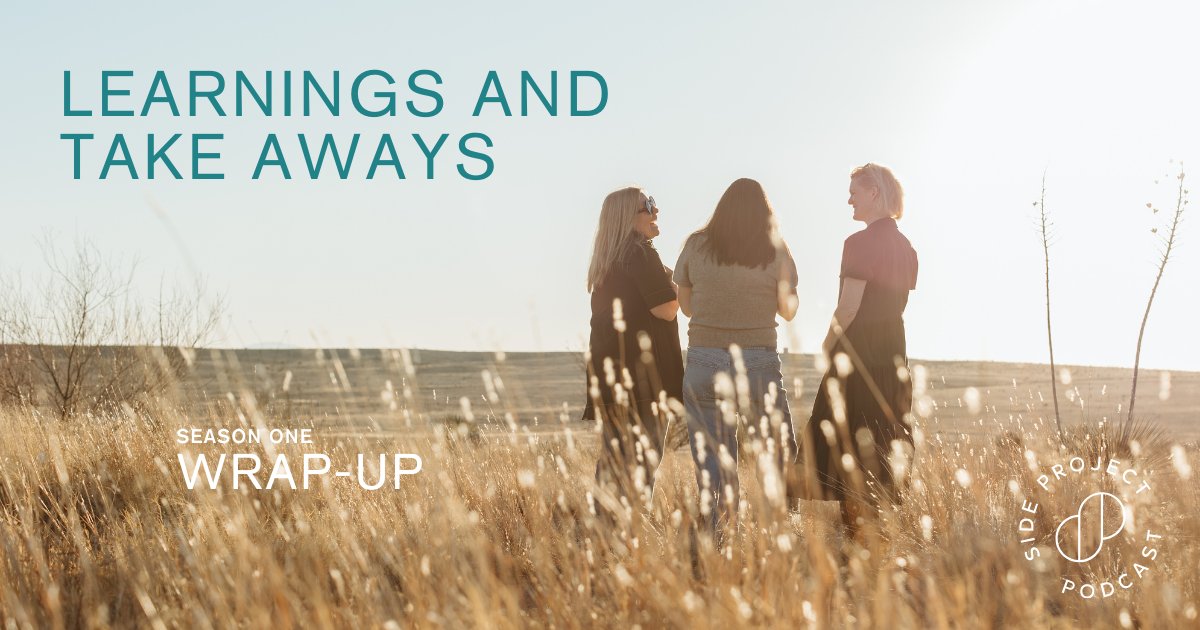 Ten weeks ago, we set out to find answers to some of our middle-agey questions. Now we're wrapping up this #SideProject by talking through our favorite changes and take-aways. Listen wherever you get your podcasts (Or here: bit.ly/416xyCr) 💪 #podcast