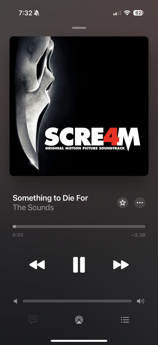 SCREAMwithRCS's tweet image. On April 15, we listen to Something To Die For and Bad Karma #Scream4