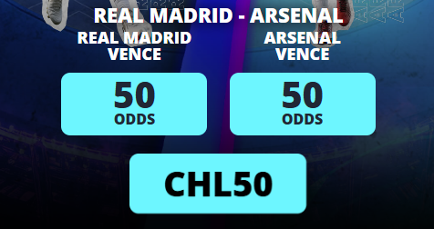 🔥🔥ODDS 50 PARA REAL MADRID OU ARSENAL VENCER

🎁R$1,00 pode virar R$50. Basta um deles vencer a partida! *Leia os T&amp;C.

🔗Criar Conta Novibet: bdeal.io/novibet/117310…

☑️Publicidade. Jogue com responsabilidade. Apenas para maiores de 18 anos. 🔞