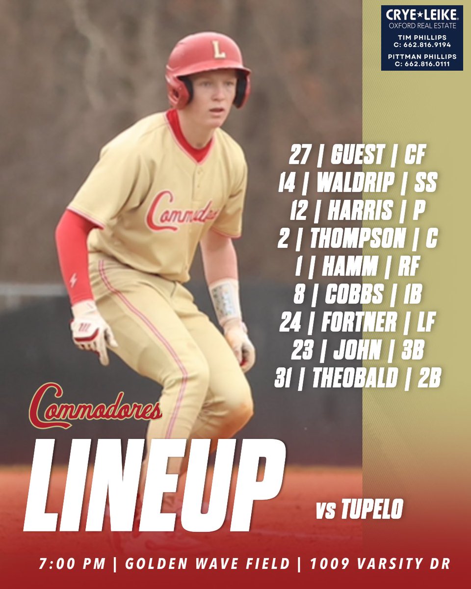 Tonight’s Crye-Leike Starting Lineup