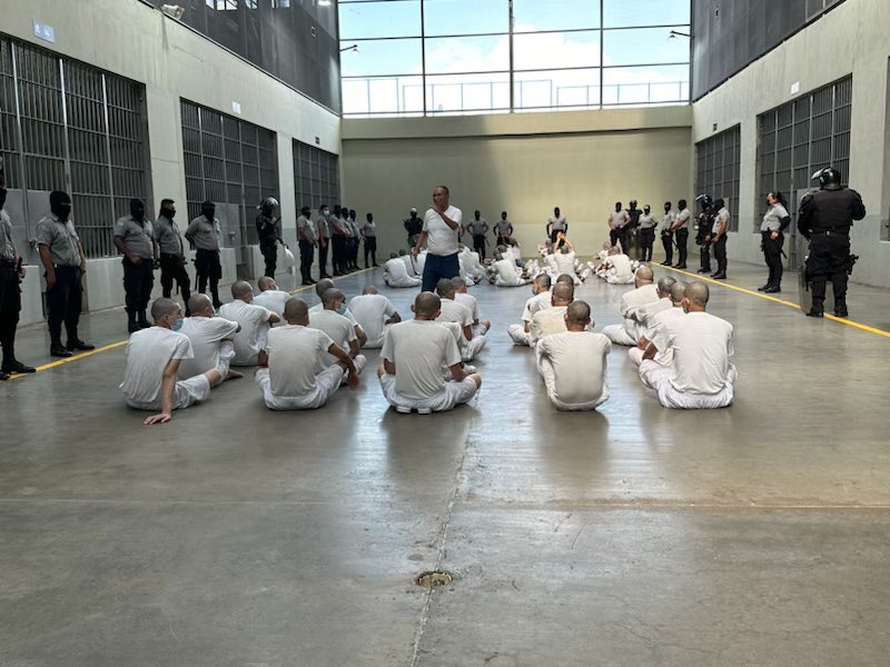 RepRileyMoore's tweet image. I just toured the CECOT prison in El Salvador. This maximum security facility houses the country’s most brutal criminals, including murderers, rapists, pedophiles, and terrorists. Several inmates were extremely violent criminals recently deported from the U.S.
I leave now even…