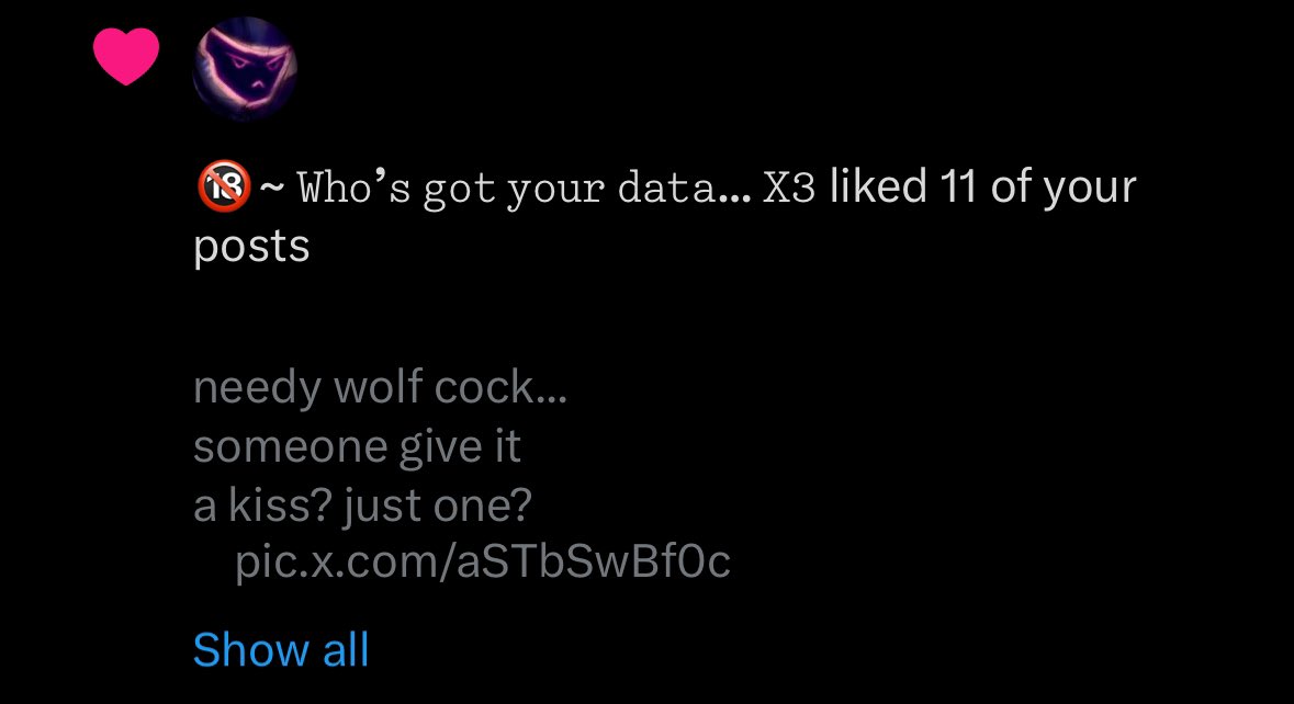 ⠀
what's this? seems
that the wolf has a
stalker of his own...

what an adorable
little kitty. ( 🥰 )

( @HexS1utAng3l1ca )
⠀