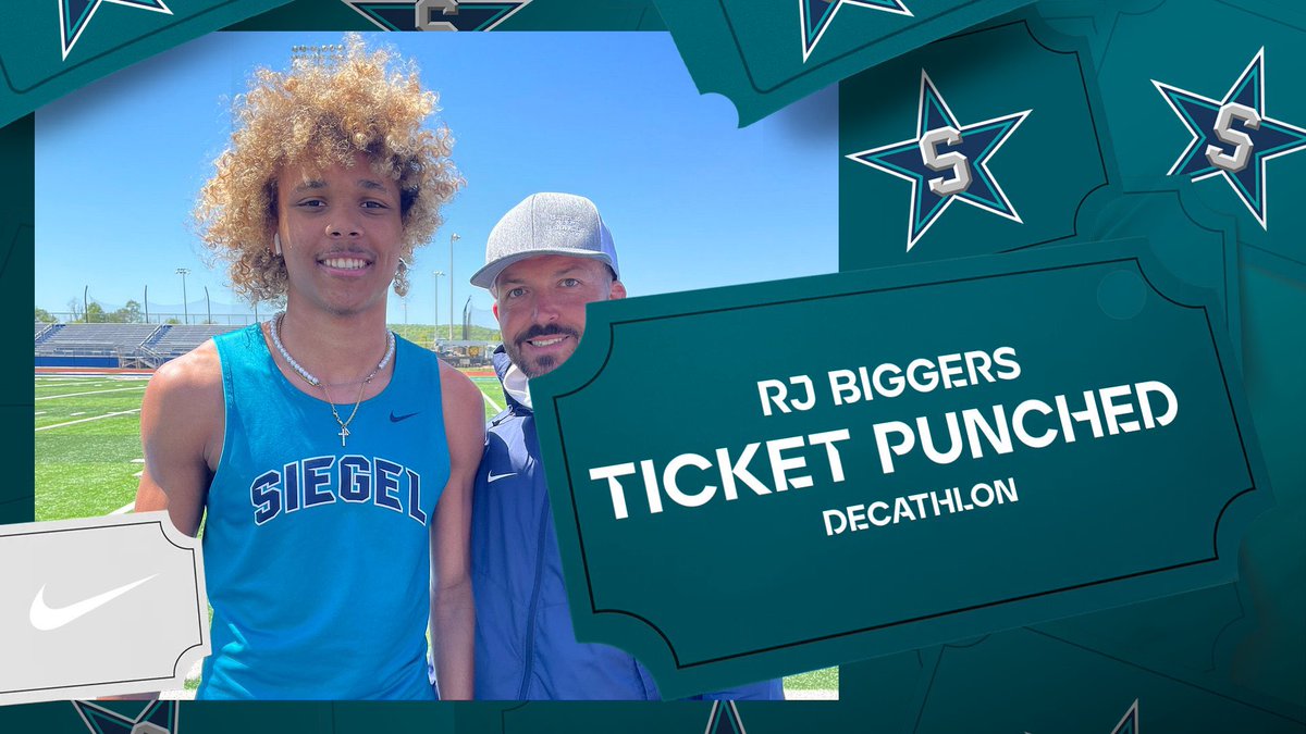 BOOM!!!

<a href="/SiegelTrack/">Siegel Track & Field</a> RJ Biggers punches his ticket to the <a href="/TSSAA/">TSSAA</a> Spring Fling by winning the Section 2 Decathlon Championship. 

Congrats RJ!

#P2BASS