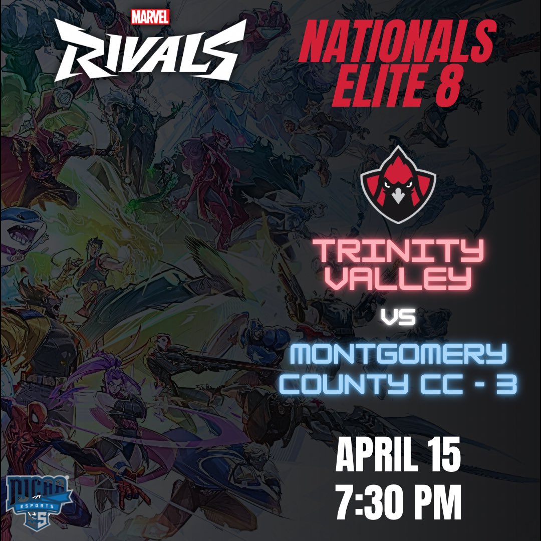 CoD’s season comes to an end with a top 8 finish. 

Marvel Rivals continues with a 3-0 win and will play their next match at 7:30pm tonight.