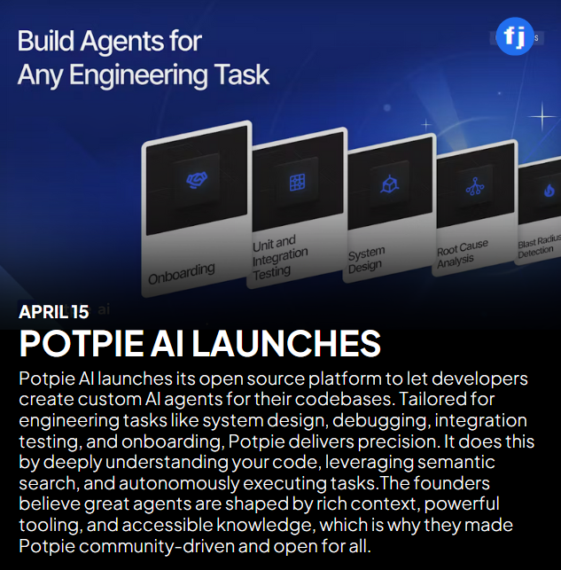 Congrats on the launch <a href="/aditikothari_/">Aditi Kothari</a> &amp; team <a href="/potpiedotai/">potpie AI</a>!

🚨 Live on <a href="/ProductHunt/">Product Hunt 😸</a> 👇

fondo.ai/4jijBbk