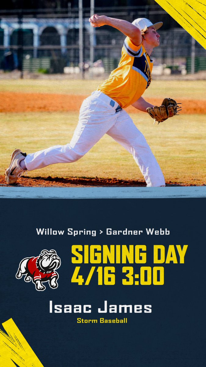 WS_Storm_Base's tweet photo. Come out to support Isaac’s signing day tomorrow at 3:00!!! https://t.co/hXKc7iIPoZ