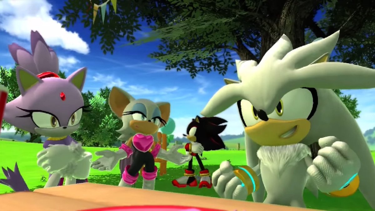 Randomguydeez's tweet photo. @zxnoshima Still have no idea why they randomly gave silver out of all characters, a random chili dog in the ending. It looks so jarring cause you can literally see it clipping through his hand lol https://t.co/wR08CBUr1B