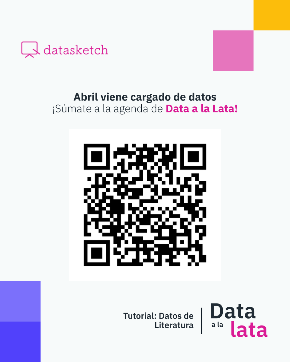 ¡Gracias por sumarse a Data a la Lata junto a @escueladedatos! 📚✨En nuestra sesión exploramos cómo identificar, priorizar y visualizar datos que habitan en los libros. 
Leer, imaginar y analizar son actos colectivos que nos inspiran a seguir abriendo el acceso a la información.