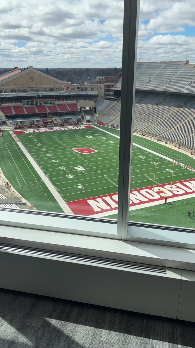 Enjoyed being back up in Madison today watching <a href="/BadgerFootball/">Wisconsin Football</a> practice. Thanks <a href="/CoachCibene/">Michael Cibene</a> for the invite and hospitality!
<a href="/BishopAltenburg/">Bishop Altenburg</a>