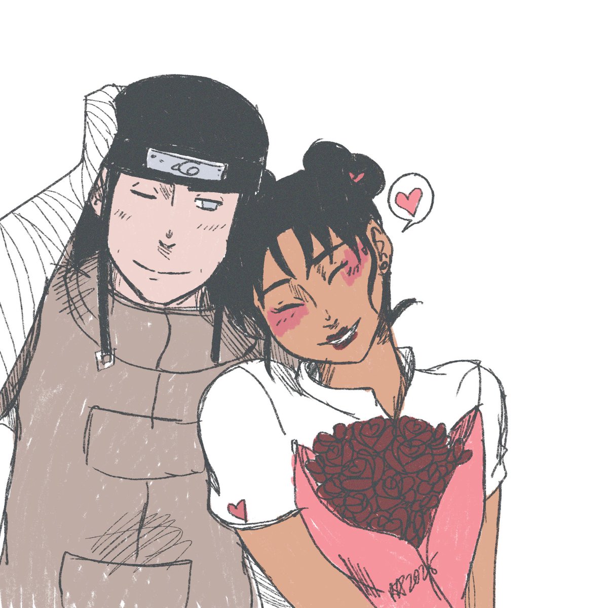 rikustarlight's tweet photo. I haven’t posted here in years, but I also have Bluesky under the same username. And I’m mostly active on insta…Have some #nejiten as I drown in my #naruto obsession #nejihyuga #tenten #fanart https://t.co/EimZCjFuTL