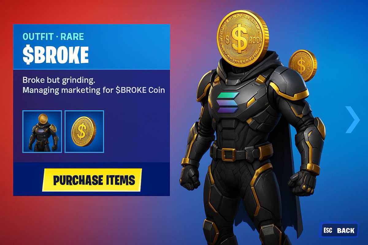 bourbondad44's tweet photo. @YisusCryptos I only buy when the dev is active and answers my questions. That’s @BrokecoinonSol
$BROKE is a real one. Real rewards. Real community. Built on Solana.
It’s not just a meme, it’s our story.
Ga4oZoNRLkZkruJpS8NLwa8DJCwKP9hbTBSNDQZ9V43v
#BROKECoin #BuiltForUs #Solana https://t.co/BnF67dIRx8