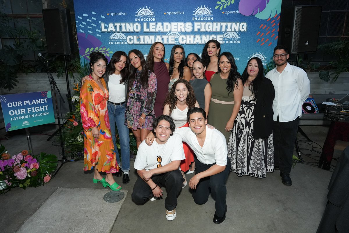 Thank you to everyone who attended our #LatinoClimateLeaders event. 🌎💚 Hope doesn’t disappear in tough times—it rises in the face of injustice. Tell the story, make it real, make it personal. Thank you for showing up, standing up, and believing in this fight.