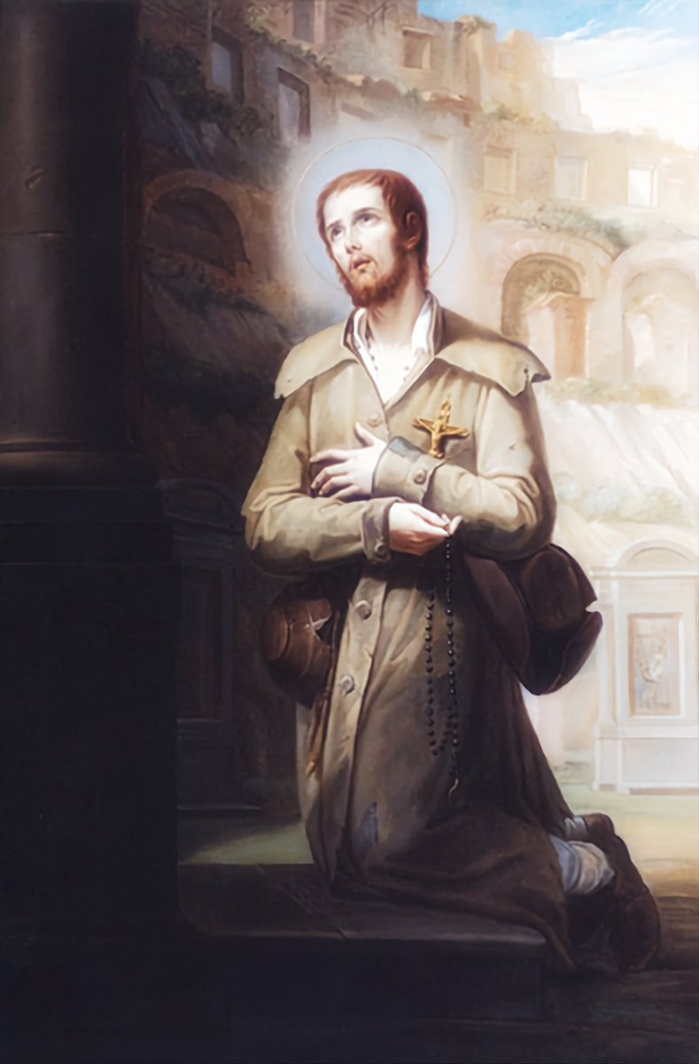 TempusFugit4016's tweet image. &quot;Meditate on the horrors of Hell, which will last for eternity because of one easily committed mortal sin. Try hard to be among the few who are chosen. Think of the eternal flames of Hell, and how few there are that are saved.&quot; - St. Benedict Joseph Labre