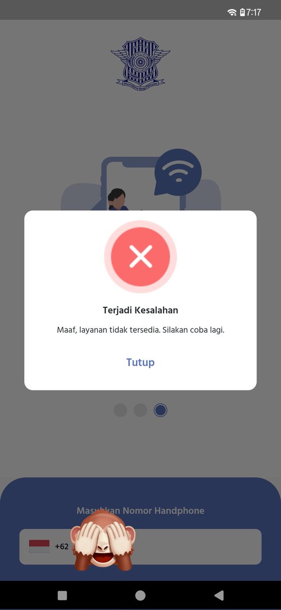 shaoranmuse's tweet photo. Kemarin login bisa tapi permasalahan di nomor SIM, sekarang malah kek gini wkwk. https://t.co/GbUScRvU41