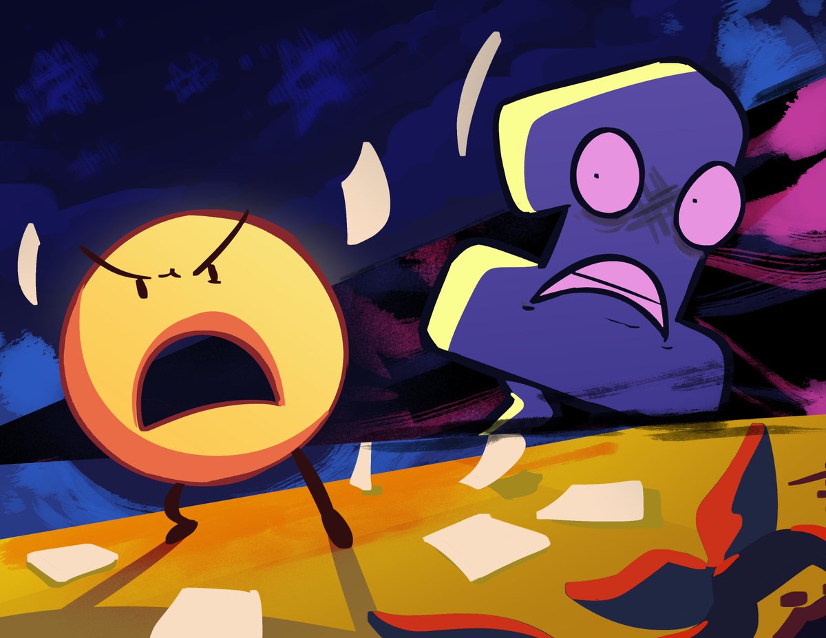 Yoylecrucifixat's tweet image. TPOT 17 SPOILERS
Donut really was the type to cause problems. #bfdi #tpot - lemon