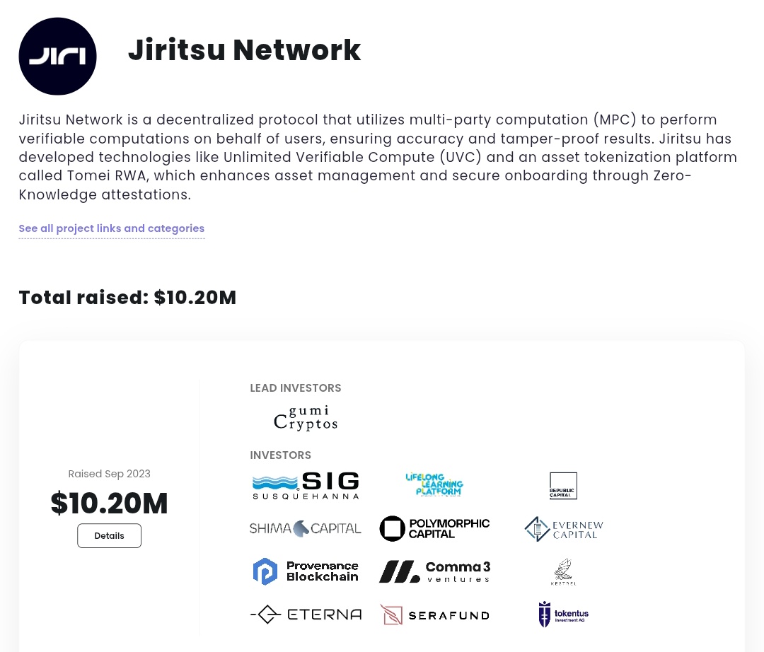 Gecenin körü Airdropunu da bırakıp uyuyayım,iyi geceler dostlar 🫡

Yüksek potansiyelli Airdrop 🪂 

Toplamda $10.20M yatırım almış <a href="/Jiritsu_Network/">Jiritsu Network</a> projesinin henüz yeni başlayan airdrop işlemlerini yapalım.

Şuan için tek bir Galxe görevi mevcut onu yapıp beklemeye geçelim 🤝