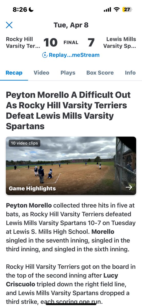 peytonmorellosoftball tweet media