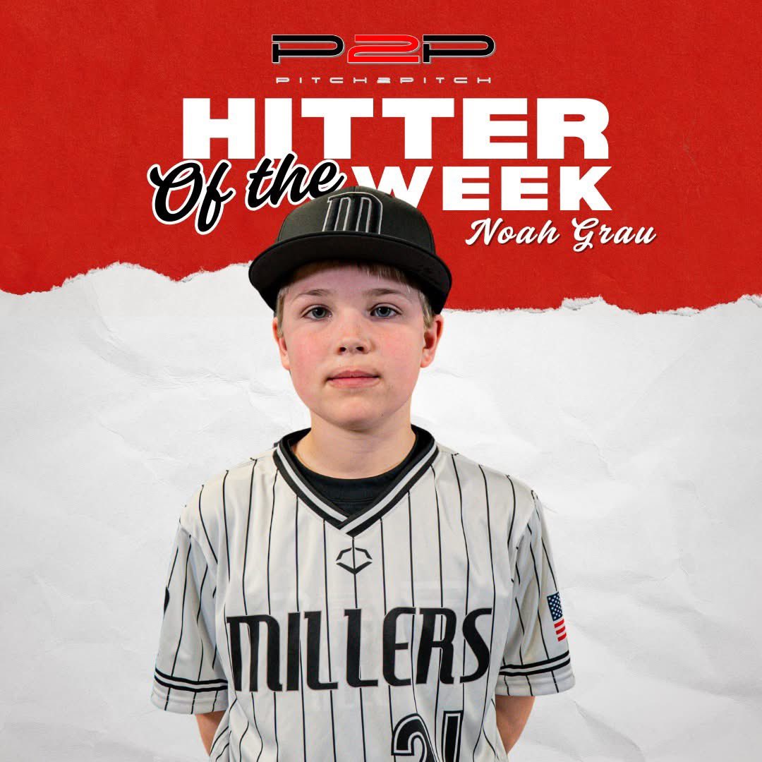 pitch2pitch's tweet photo. ⚾️ Weekend Standouts ⚾️

The Millers opened the season with big-time performances!

POTW: Max Weinhandl (13U) – 3 IP, 1 H, 0 R, 9 Ks
HOTW: Noah Grau (10U) – 9-for-11, 5 XBH, 1 HR, 4 SB

These two brought the energy all weekend long! https://t.co/NpkRE7iPMq