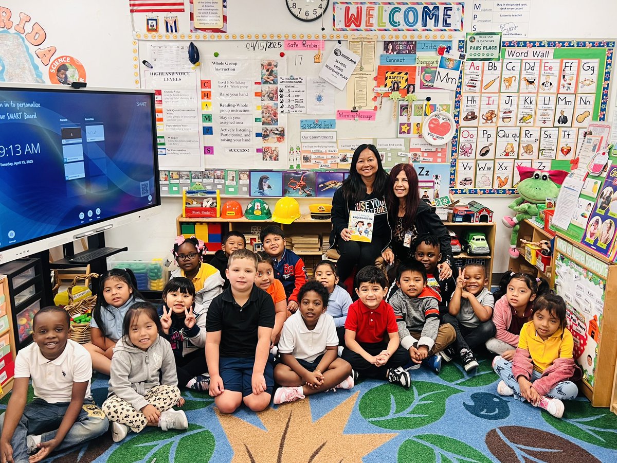 Kindergarten here we come! Loved reading to this Pre-K class! 💞