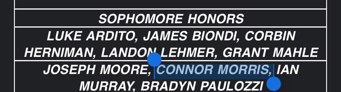 Connor Morris tweet media