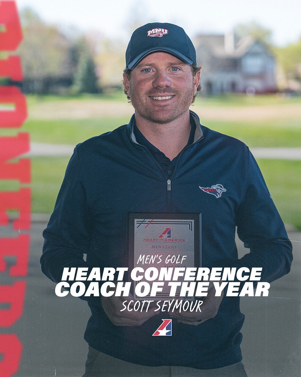 ⛳️ Congrats Scott Seymour, named Men’s Golf Conference Coach of the Year! #FearTheNeer