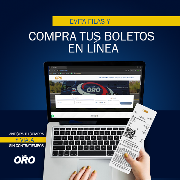 Con Autobuses Oro tienes tus boletos a un clic. Ingresa a autobusesoro.com.mx, elige tu destino y asegura tu lugar. 📷📷
*Válido solo Cuernavaca, Amayuca y Cuautla
¡Anticipa tus boletos y viaja sin contratiempos!
#ViajaSeguro #SeguroConORO #ElPlacerDeViajar #BoletosEnLínea