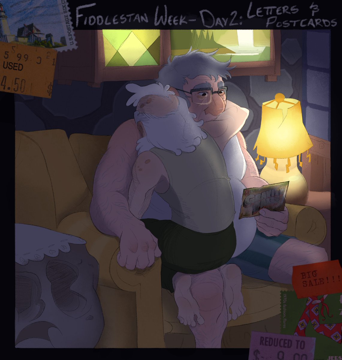 h0rriblecritter's tweet image. got a little lazy on the shading tbh BUT HAPPY DAY 2!!!
 #FiddlestanWeek #GravityFalls