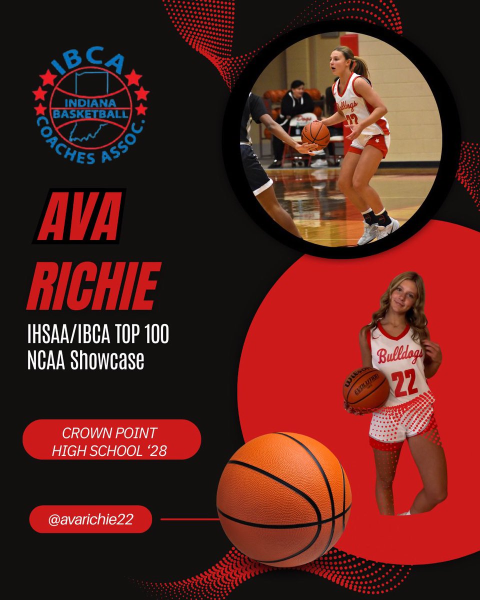 Ava Richie (@avarichie22) on Twitter photo Honored for the invite! Thanks <a href="/IBCA_Coaches/">IBCA Coaches</a> <a href="/IHSAA1/">IHSAA</a> !
<a href="/IBC16U3SSB/">Indiana Basketball Club 16U 3SSB</a> <a href="/IBCWBB/">Indiana Basketball Club</a> <a href="/CP_Bulldogs/">Lady Bulldogs BBall</a> Honored for the invite! Thanks <a href="/IBCA_Coaches/">IBCA Coaches</a> <a href="/IHSAA1/">IHSAA</a> !
<a href="/IBC16U3SSB/">Indiana Basketball Club 16U 3SSB</a> <a href="/IBCWBB/">Indiana Basketball Club</a> <a href="/CP_Bulldogs/">Lady Bulldogs BBall</a>