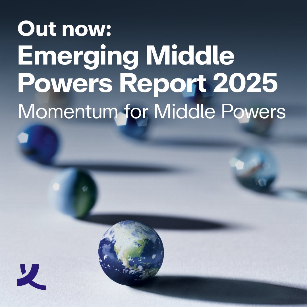 Out now: Our second edition of the Emerging Middle Powers Report! You get: An expert survey on foreign policy attitudes from Brazil, South Africa and India, three high-level op-eds, one fantastic interview, and five comments.

Read here: emerging_middle_powers_report_2025.pdf