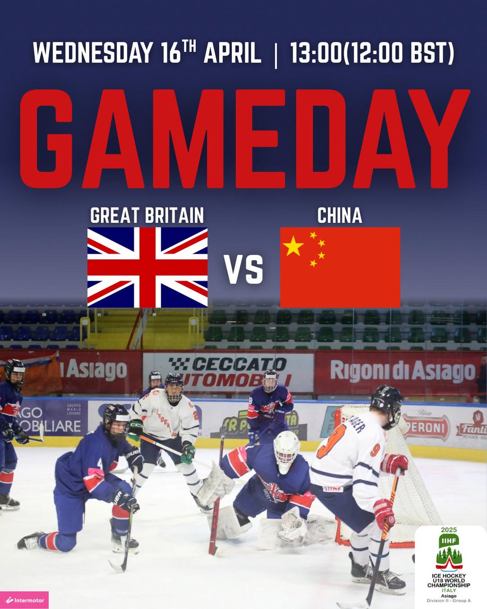 🇬🇧 Gameday THREE for Great Britain at the men's Under-18s World Championship Division II Group A in Asiago...

📺 Watch live ➡️ iihf.tv