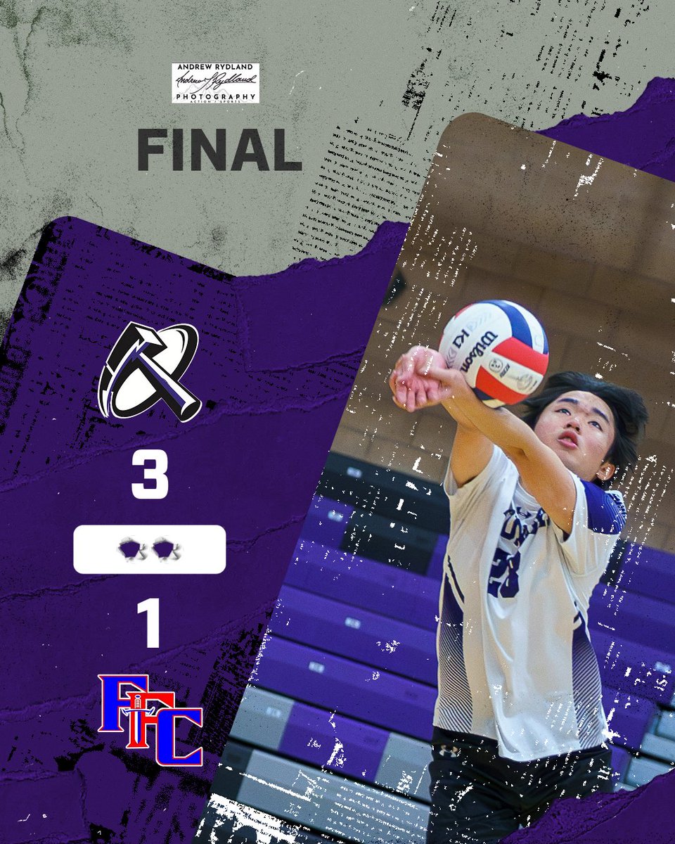 Boys Volleyball 🏐 dominates in a 3-1 victory over Fountain Fort Carson! 🔥 #GoThunder