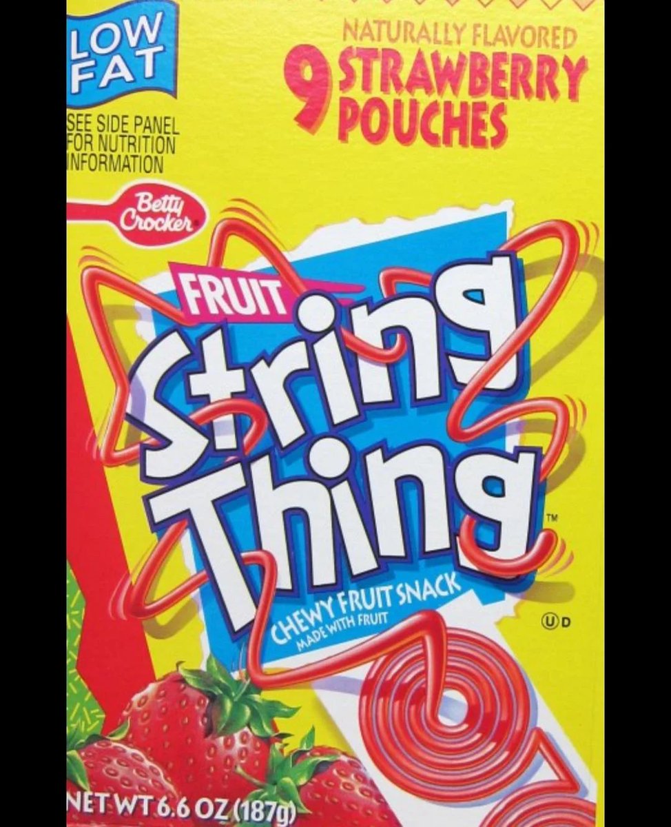TheDittel's tweet image. Is #StringThing still a thing? 🤔

#CandyQuestions #OldFoods