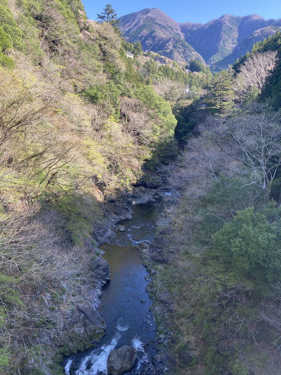 やすらぎの郷…奥多摩😉part①
上段：氷川・笹平橋　
下段：氷川・弁天橋