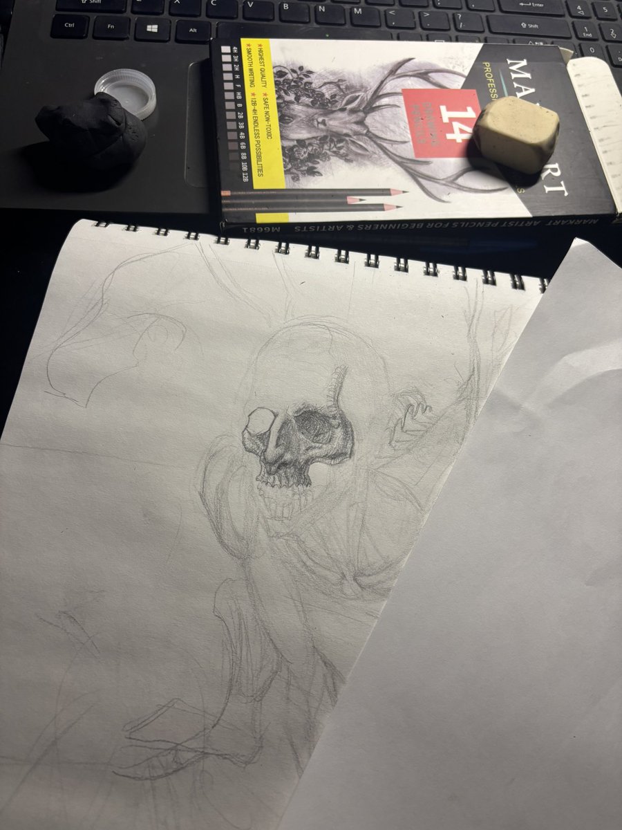 Huahuawang_'s tweet image. Orphan drawing I did back in January #bloodborne #soulsgame #soulslike