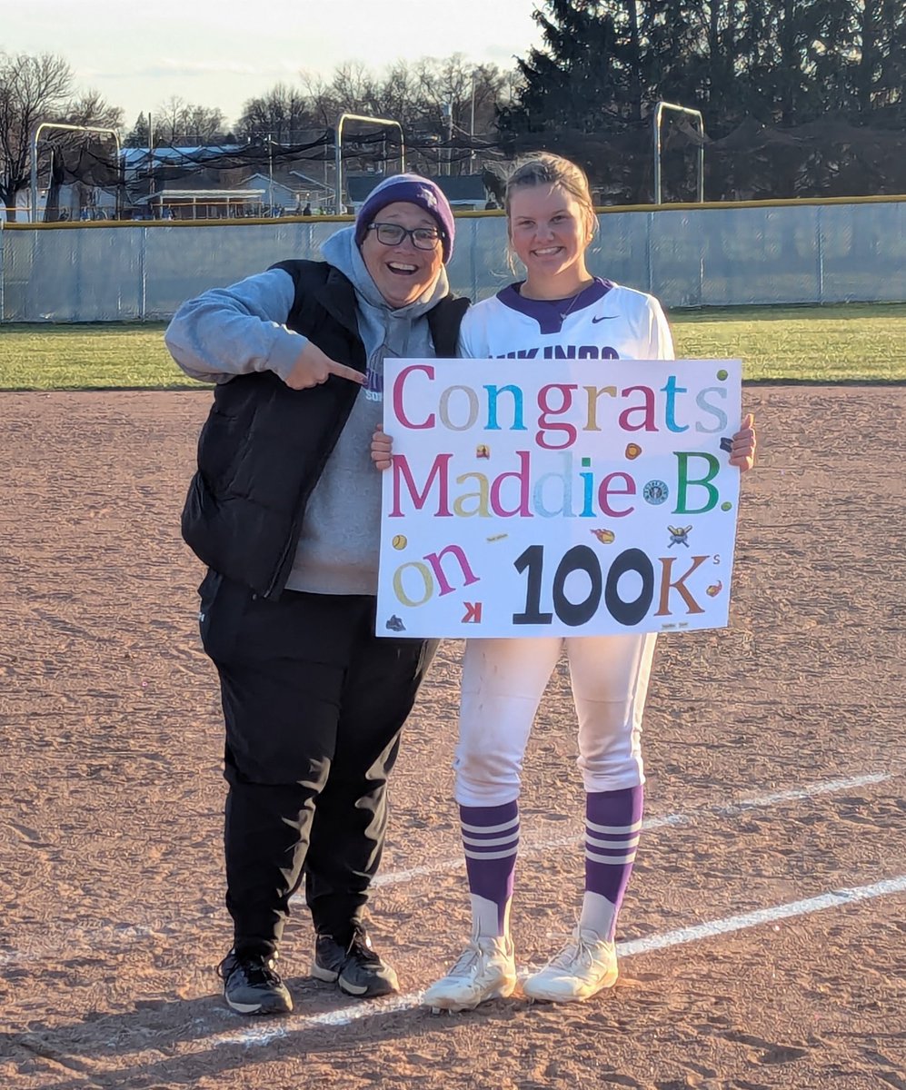 Madison Revolution Midwest (@madrevsmidwest) on Twitter photo Speechless 😶
Class of 2027 RHP <a href="/Maddie_Barsness/">Madelyn Barsness</a> just hit 100 strikeouts on the season. It’s only the middle of April. Keep an eye on Maddie B this season! 🔥 Speechless 😶
Class of 2027 RHP <a href="/Maddie_Barsness/">Madelyn Barsness</a> just hit 100 strikeouts on the season. It’s only the middle of April. Keep an eye on Maddie B this season! 🔥