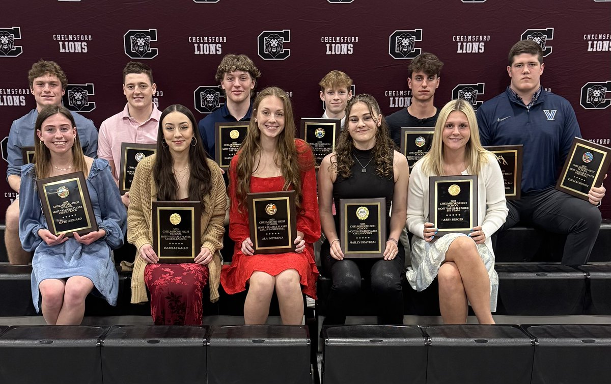 _LionsAthletics's tweet photo. Congratulations to all of our Award Winners from our Winter Sports Awards Night!
MVPs, MIPs, Scholar Athletes, MVC 1st and 2nd Team 🏆 @CPSchoolsMA @CHS_Tundra @CHSASBoosters https://t.co/wPBWqlA0w8