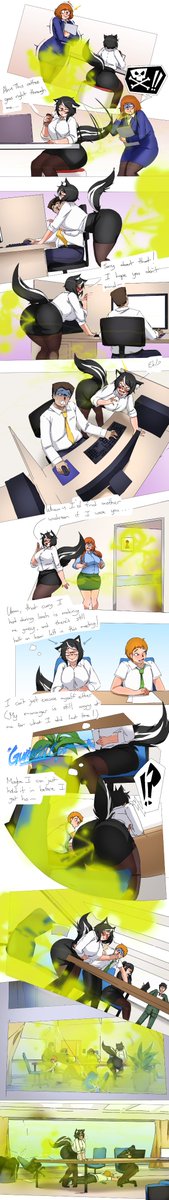 Skunk Office Lady Farts Request.