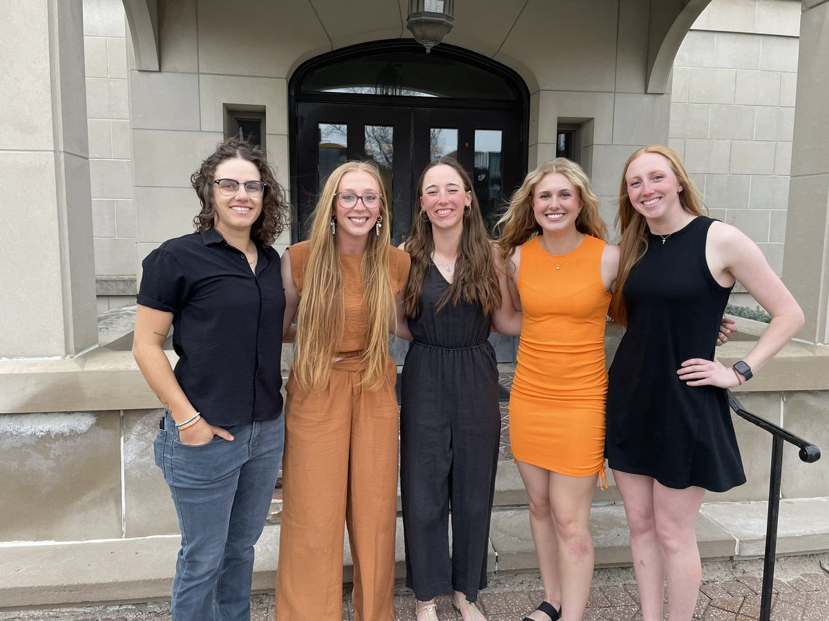 First of many celebrations for our seniors! Enjoyed spending some time with this great group off the field last night at the Coe Athletics Senior Dinner.