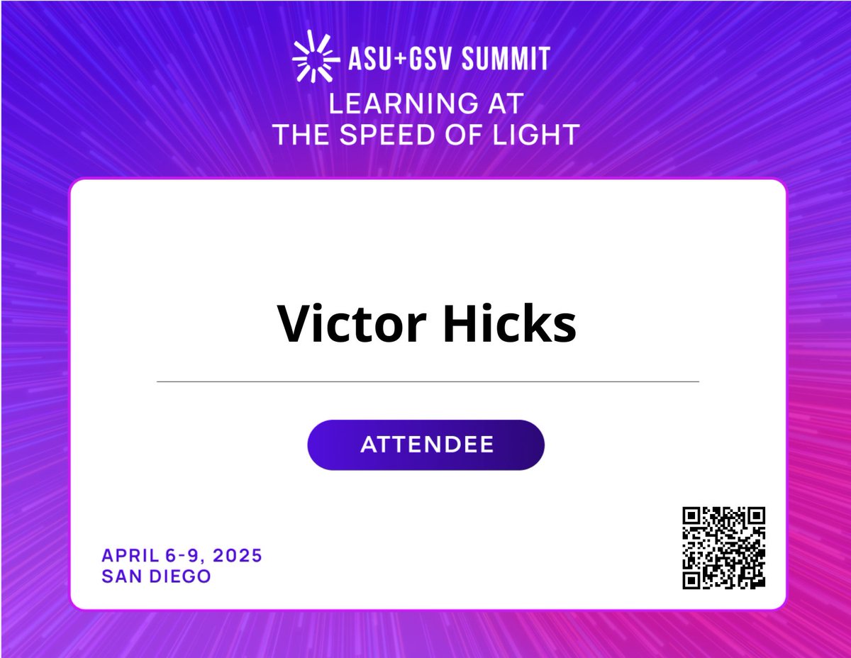 CodingWCulture's tweet image. Just got my @asugsvsummit cert 🔥
As CEO of Coding with Culture, here’s what I’m taking with me:
✊🏾 Black founders are the blueprint
🏛️ HBCUs = innovation hubs
🤖 AI must reflect our values
💡 Network = legacy
We’re not done.
#HBCUReady #ASUGSV2025 #CodingWithCulture…
