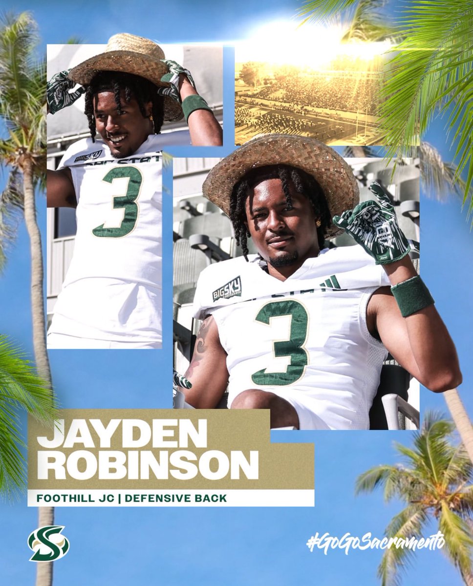 Foothill College Football (@owlfootball_) on Twitter photo Congratulations to sophomore defensive back Jayden Robinson (<a href="/lifeofsinh/">Jayden Robinson</a>) on signing with Sacramento State University. #LoopRoad🦉 Congratulations to sophomore defensive back Jayden Robinson (<a href="/lifeofsinh/">Jayden Robinson</a>) on signing with Sacramento State University. #LoopRoad🦉