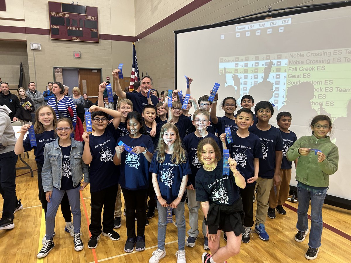 Congratulations FCE math bowl champs!  So proud of you!