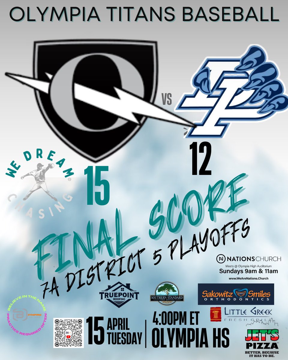 Let’s go Titans! On to the District Championship!